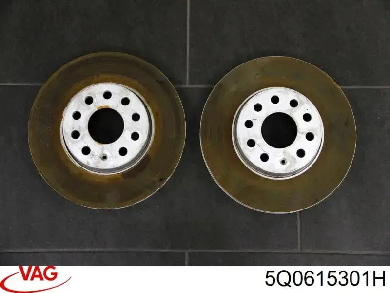 5Q0615301H VAG Гальмо дискове переднє