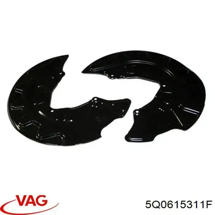 Купити 5Q0615311F VAG Захист гальмівного диска, переднього, лівого