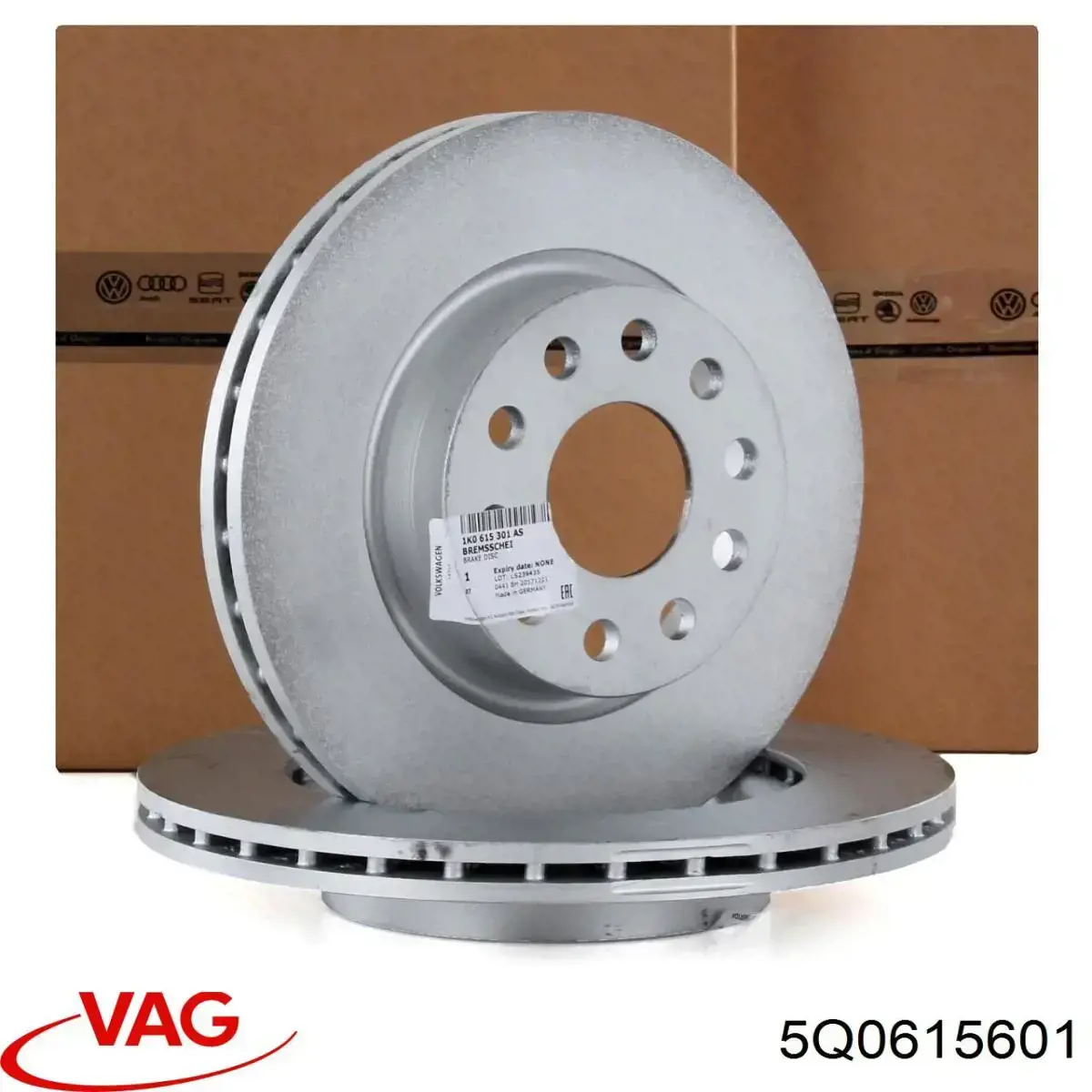 Задні дискові гальма VAG 5Q0615601 ціна, від 25.34 USD