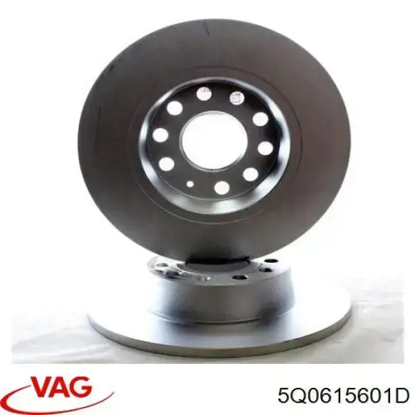 Купити 5Q0615601D VAG Диск заднього гальма