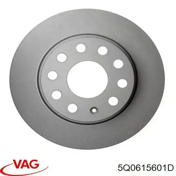 5Q0615601D VAG диск гальмівний задній