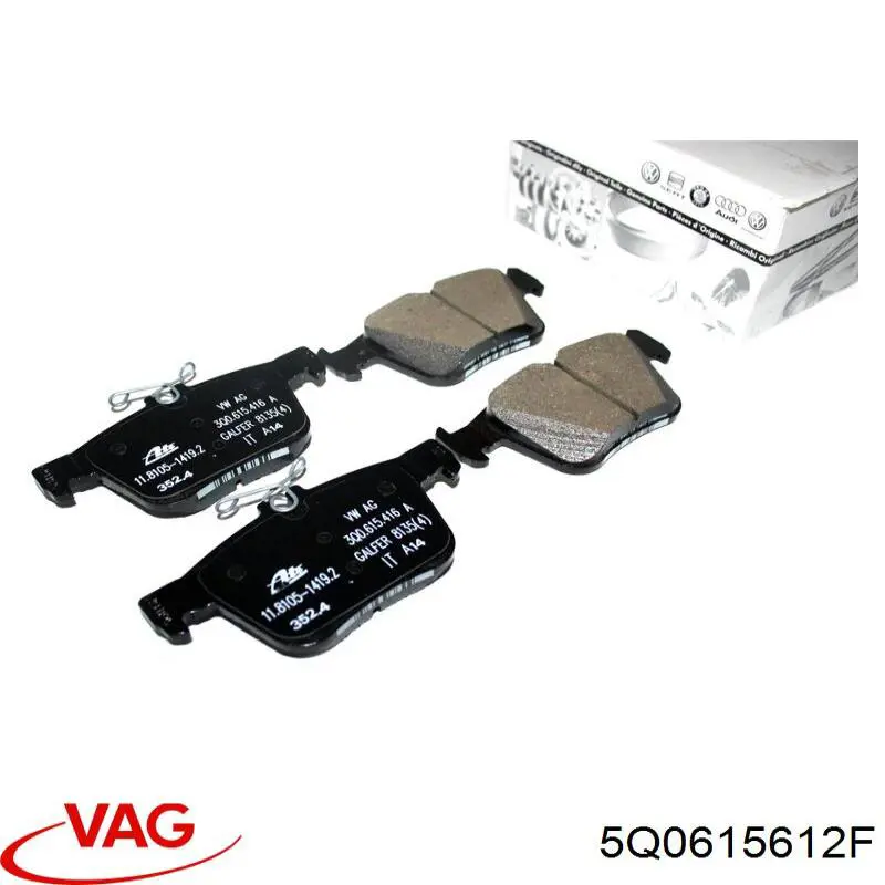 Купити 5Q0615612F VAG Захист гальмівного диска заднього, правого