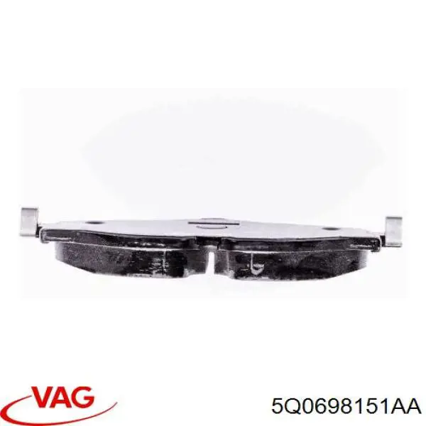 Гальмівні колодки VAG 5Q0698151AA ціна, від 47.28 USD