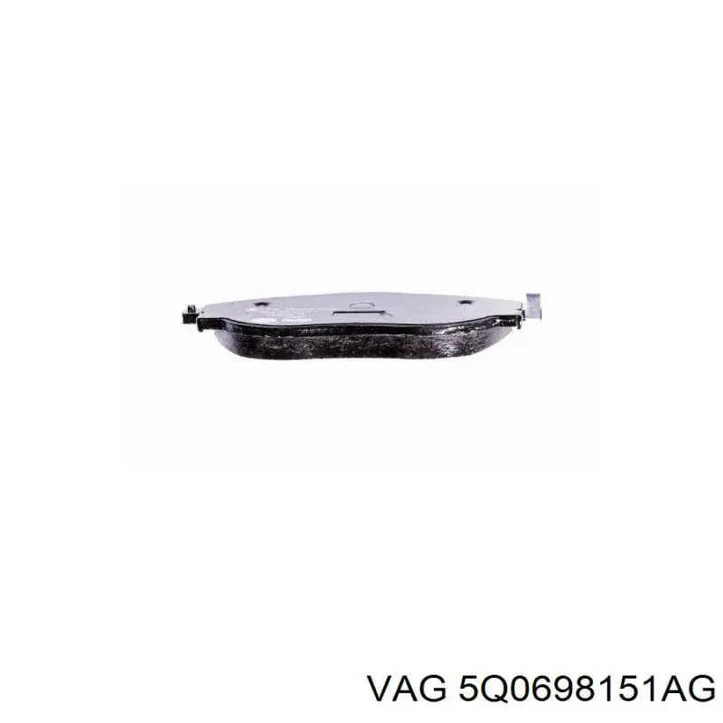 Купити 5Q0698151AG VAG Колодки гальмівні передні, дискові