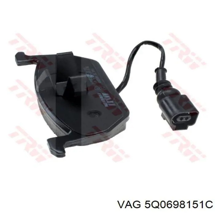 Купити 5Q0698151C VAG Колодки гальмівні передні, дискові