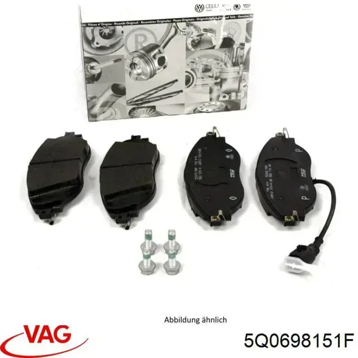 Передні тормозні колодки 5Q0698151F VAG