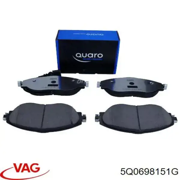 Передні тормозні колодки 5Q0698151G VAG