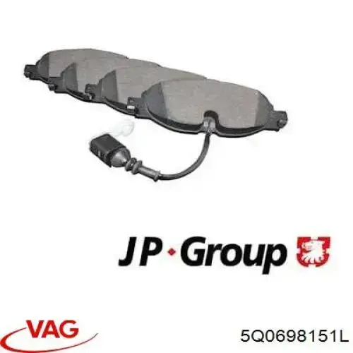 Тормозні колодки VAG 5Q0698151L