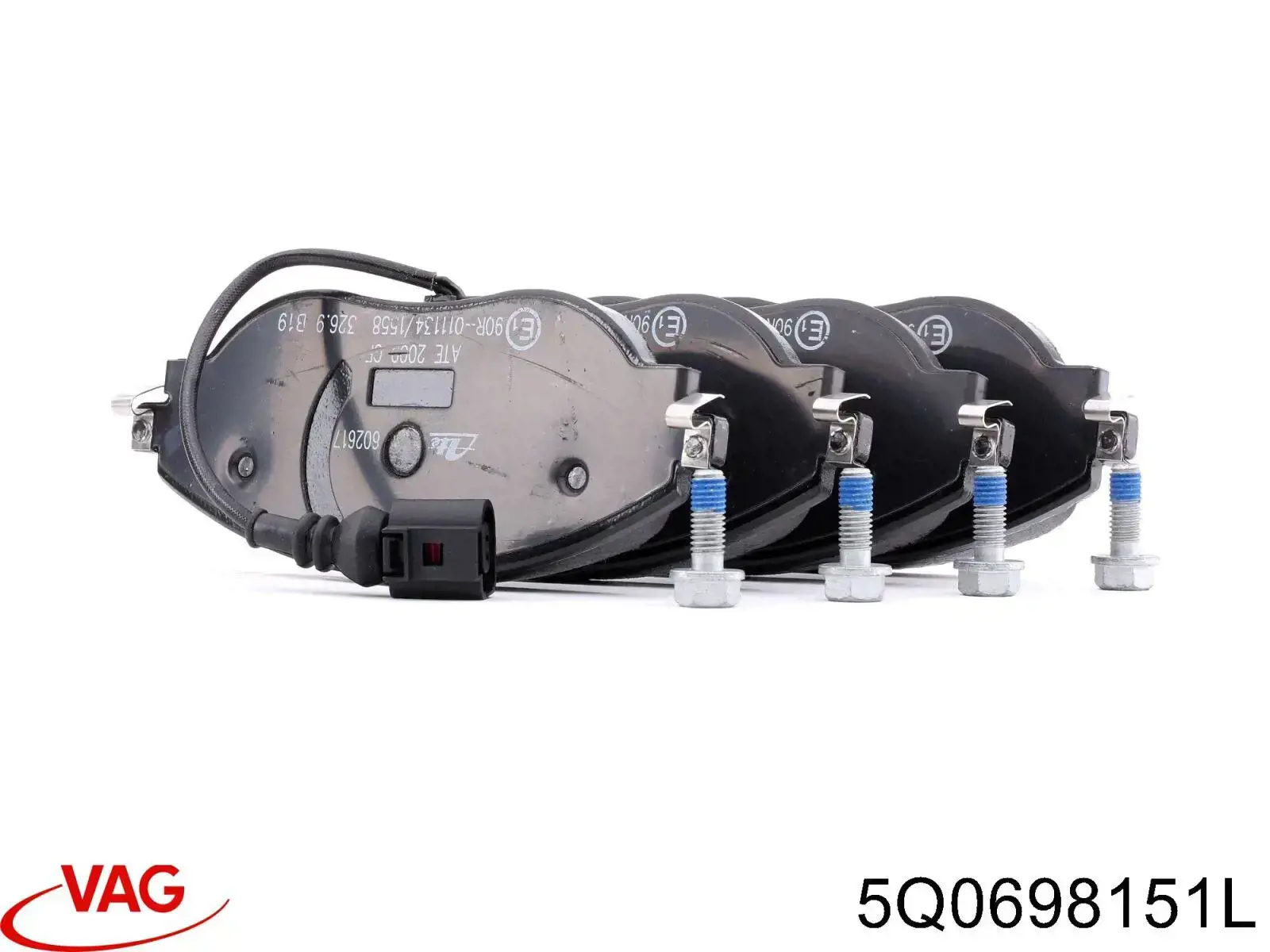 Гальмівні колодки VAG 5Q0698151L ціна, від 49.70 USD