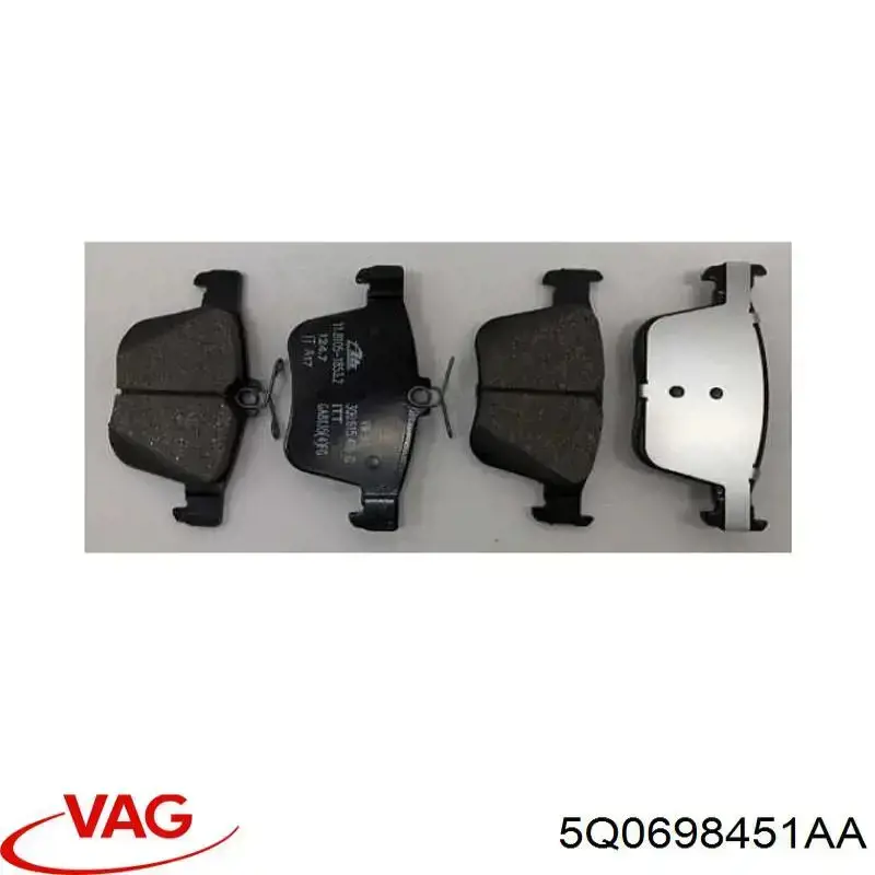 Купити 5Q0698451AA VAG Задні колодки