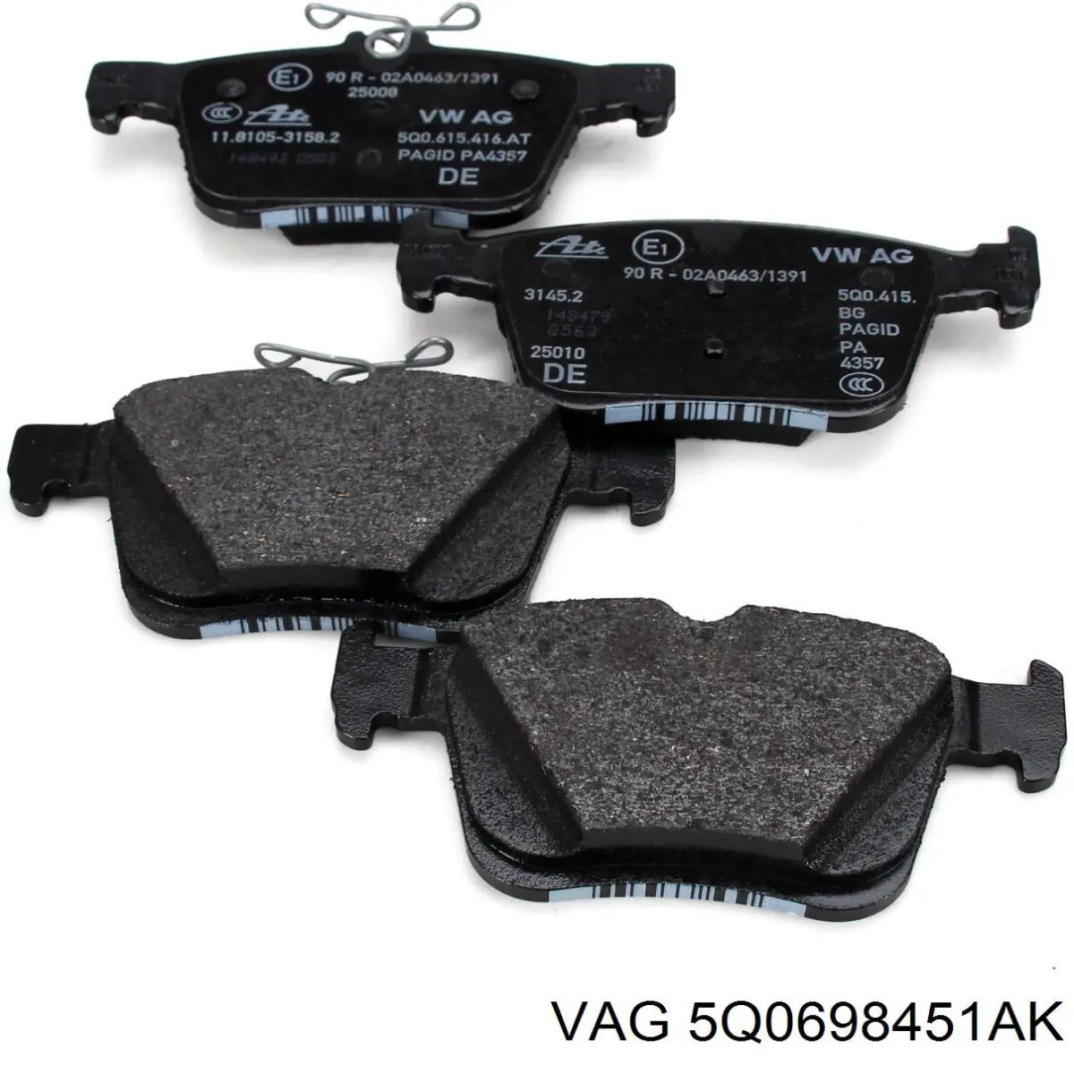 Купити 5Q0698451AK VAG Задні колодки