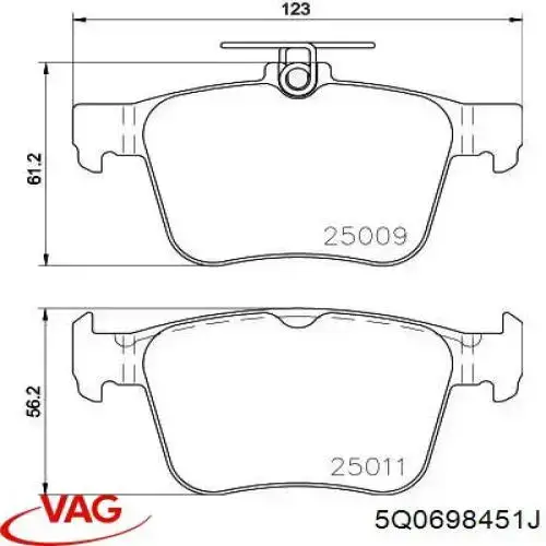 Задні гальмівні колодки Delphi LP3845 ціна, від 32.81 USD