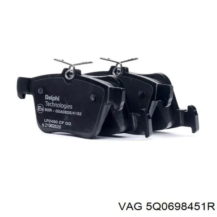 Задні гальмівні колодки 5Q0698451R VAG