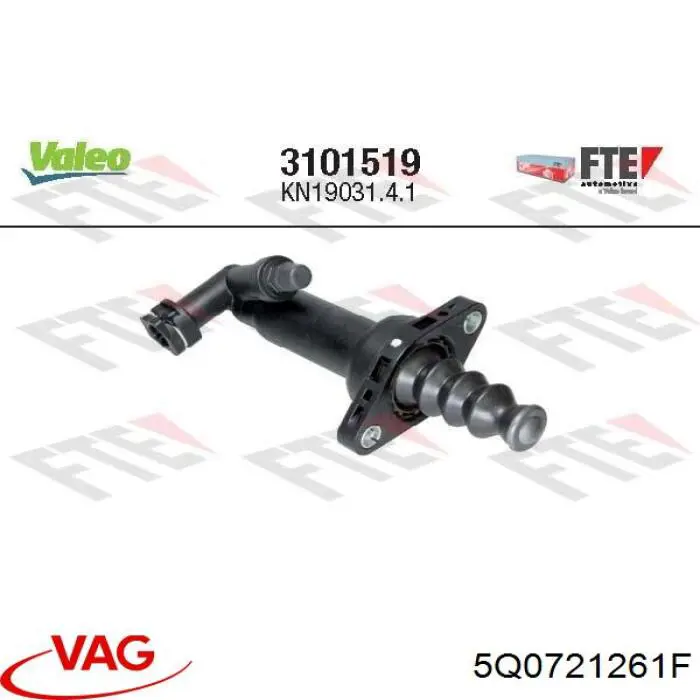 5Q0721261F VAG Циліндр зчеплення робочий
