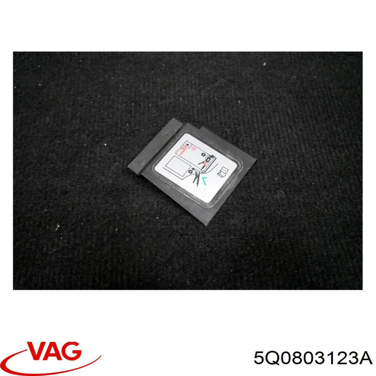 Кріплення / підставка акумулятора (АКБ) VAG 5Q0803123B ціна, від 12.67 USD