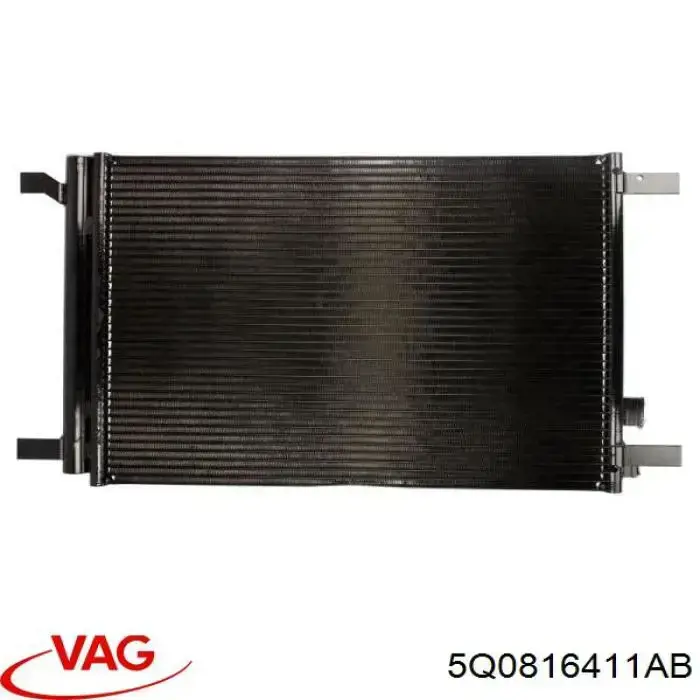 5Q0816411AB VAG радіатор кондиціонера