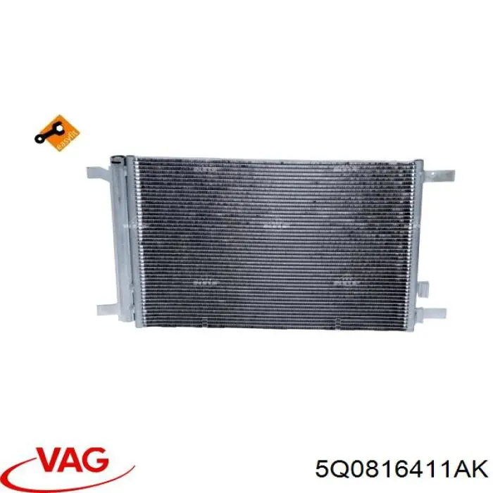 Конденсатор кондиціонера VAG 5Q0816411AK ціна, від 66.39 USD