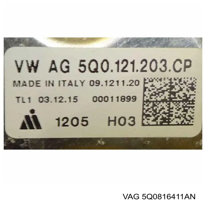 Конденсатор кондиціонера VAG 5Q0816411AN ціна, від 66.39 USD