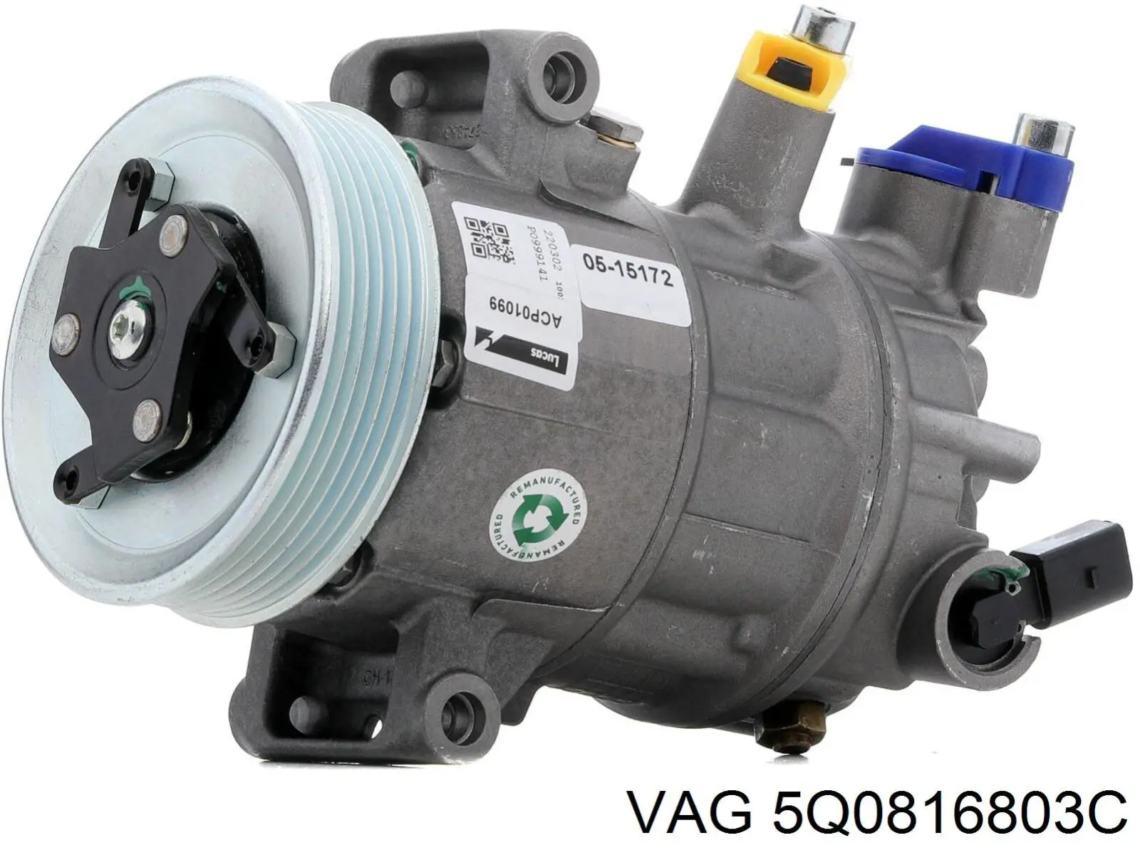 Компресор кондиціонера 5Q0816803C VAG