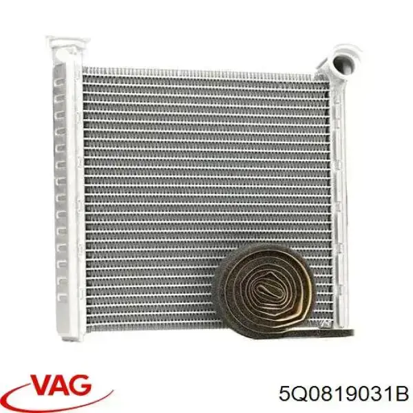 Радіатор пічки (обігрівача) VAG 5Q0819031B ціна, від 562.5 UAH