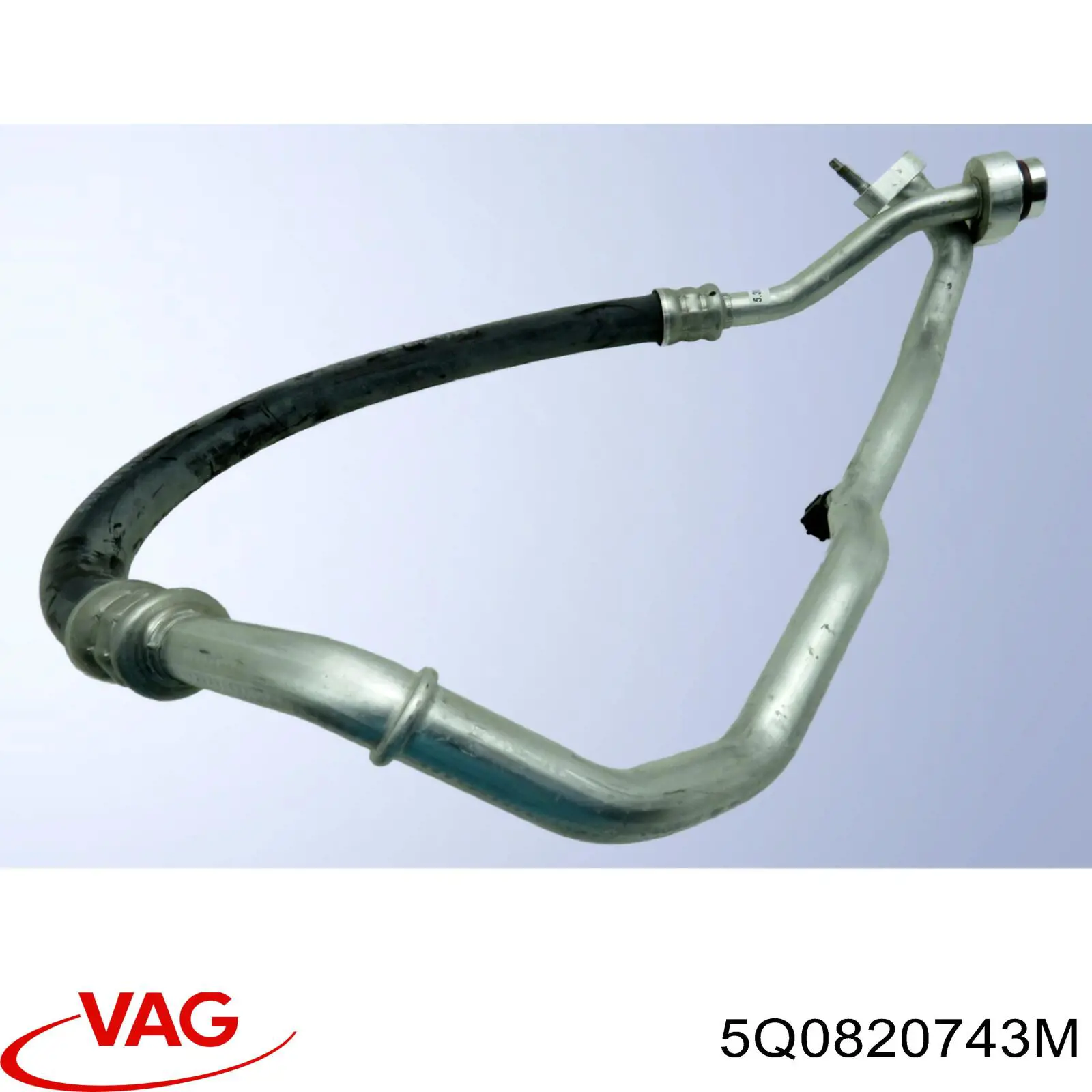 Шланг кондиціонера, від заднього випарювача до компресора VAG 5Q0820743M ціна, від 55.74 USD