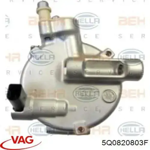 Купити 5Q0820803F VAG Компресор кліматичної установки