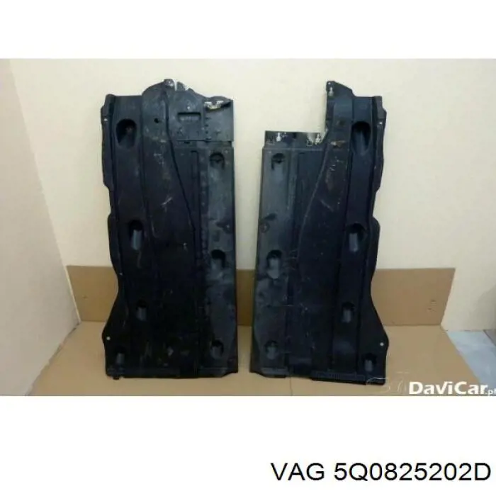 Купити 5Q0825202D VAG Захист днища, правий