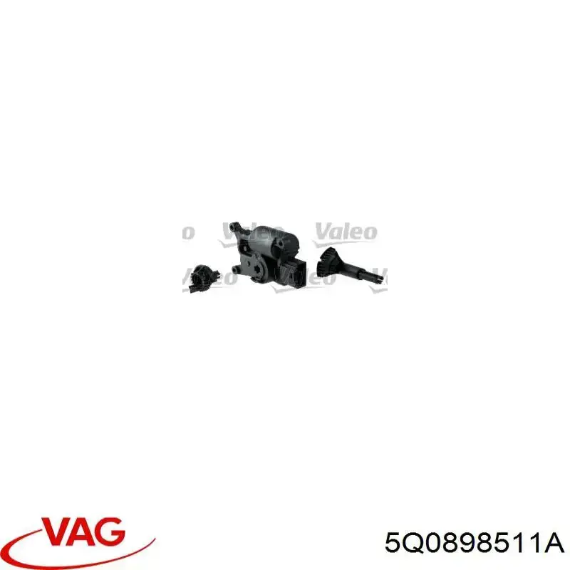Двигун заслінки печі VAG 5WA898511 ціна, від 16.89 USD