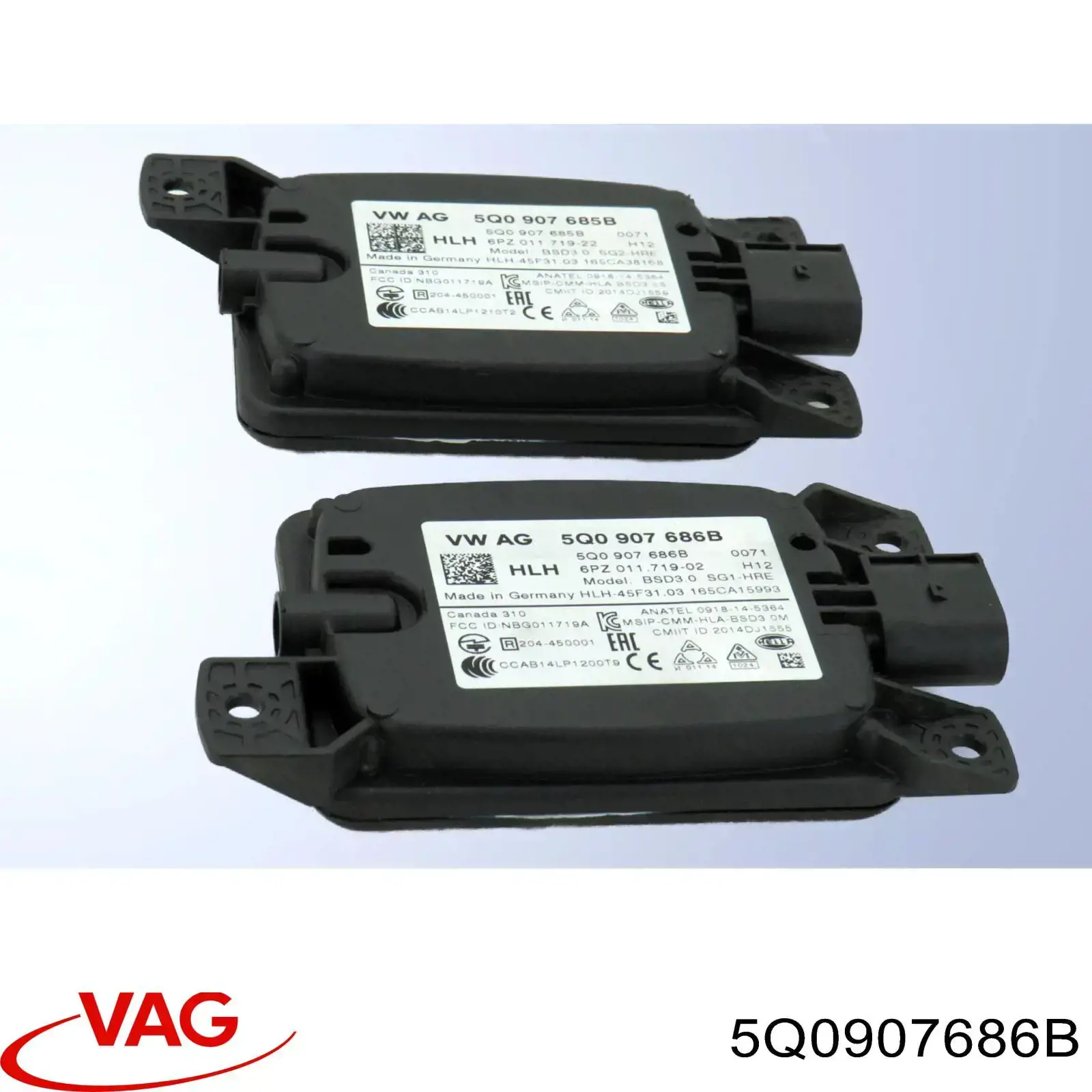 Датчик контролю мертвої зони, задній VAG 5Q0907686B ціна, від 115.16 USD