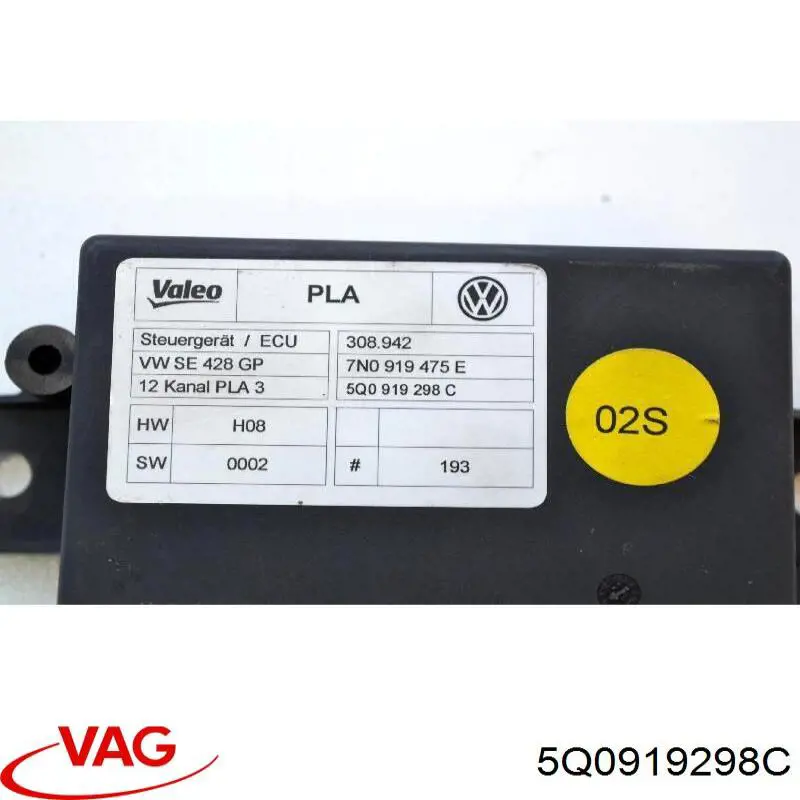 5Q0919298C VAG 