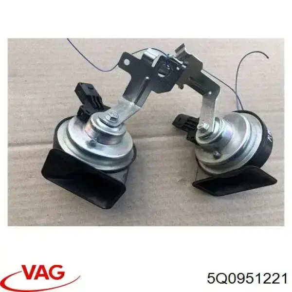 Сигнал звукової, клаксон VAG 5Q0951221 ціна, від 25.34 USD