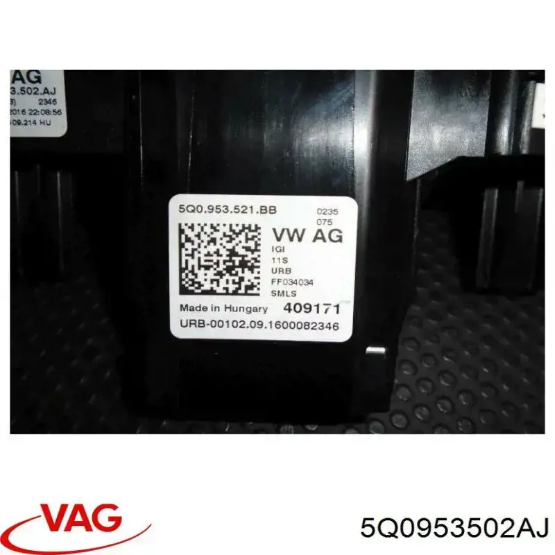 Купити 5Q0953502AJ VAG Перемикач підрульовий, лівий