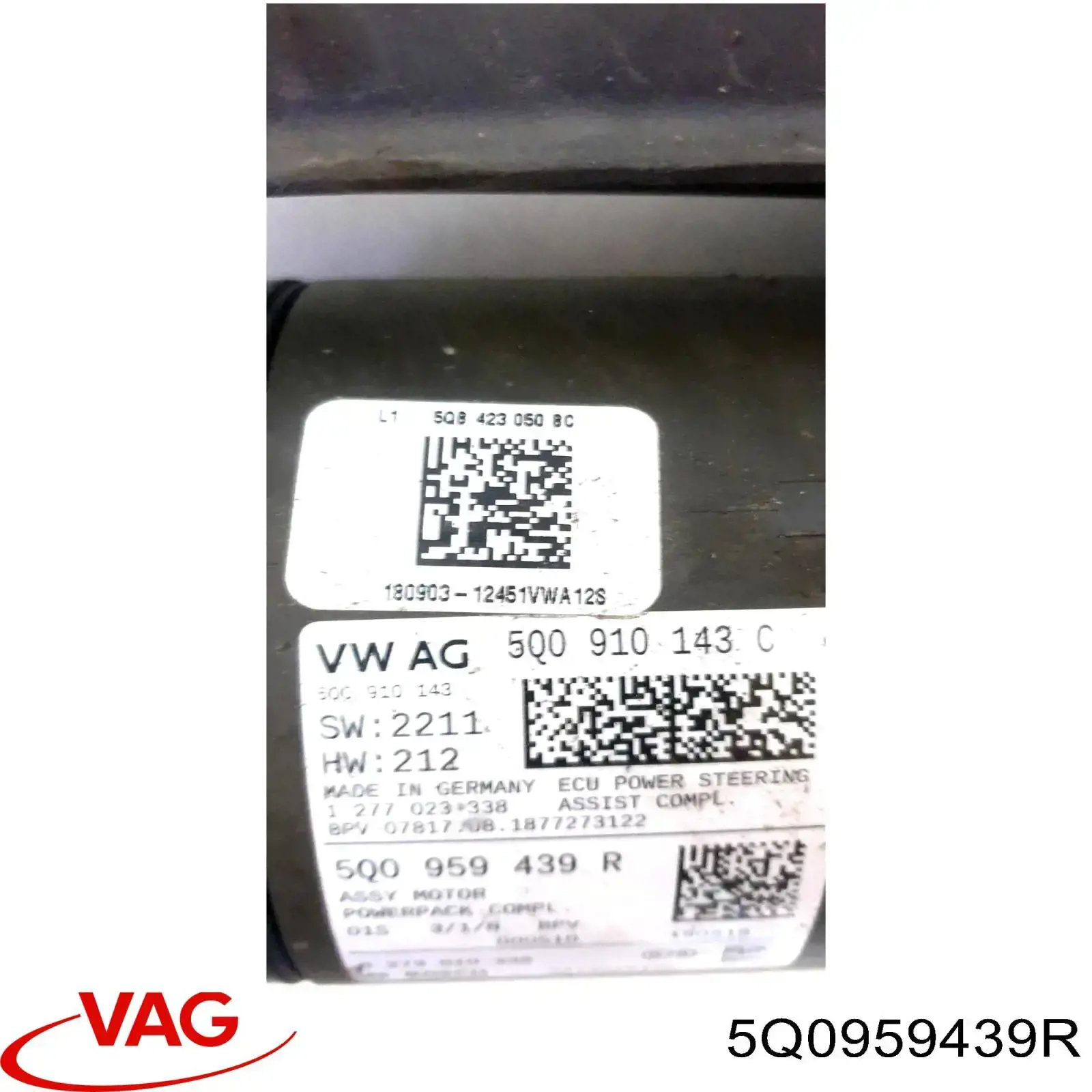 Рульова рейка 5Q0959439R VAG