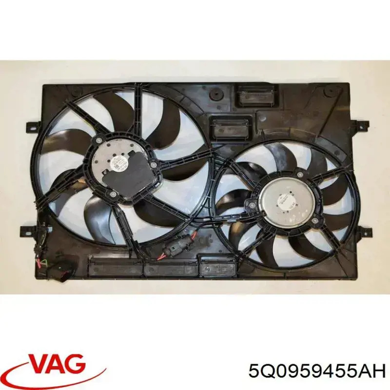 5Q0959455AH VAG Вентилятор системи охолодження правий