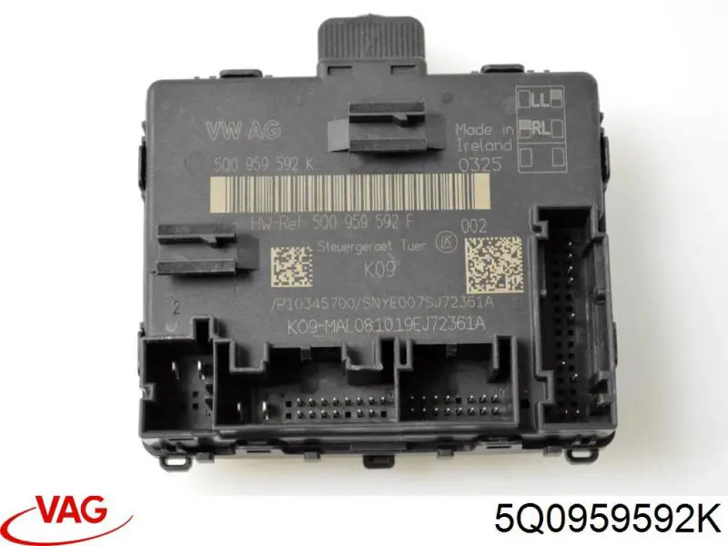 Блок комфорту передніх дверей VAG 5Q0959592K ціна, від 31.67 USD