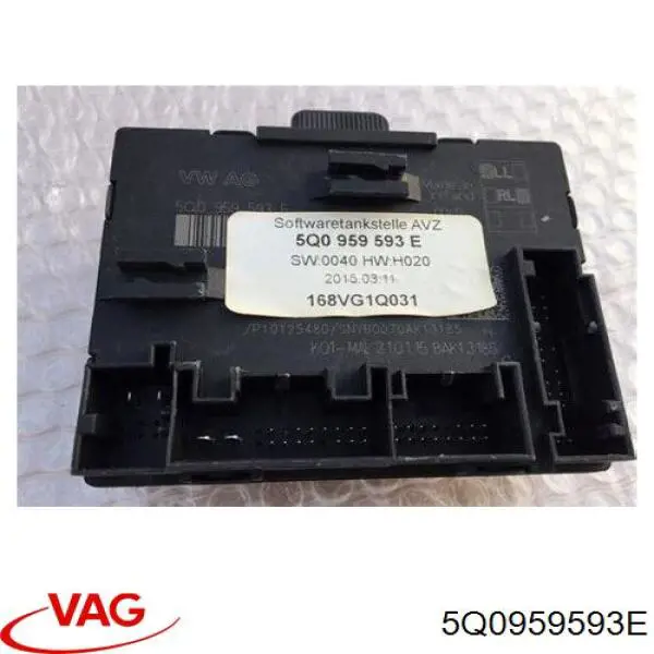 5Q0959593E VAG Блок комфорту передніх дверей