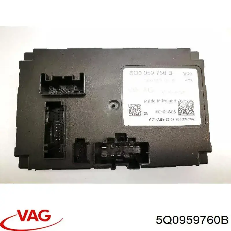 Купити 5Q0959760F VAG Модуль управління (ЕБУ) переднього сидіння
