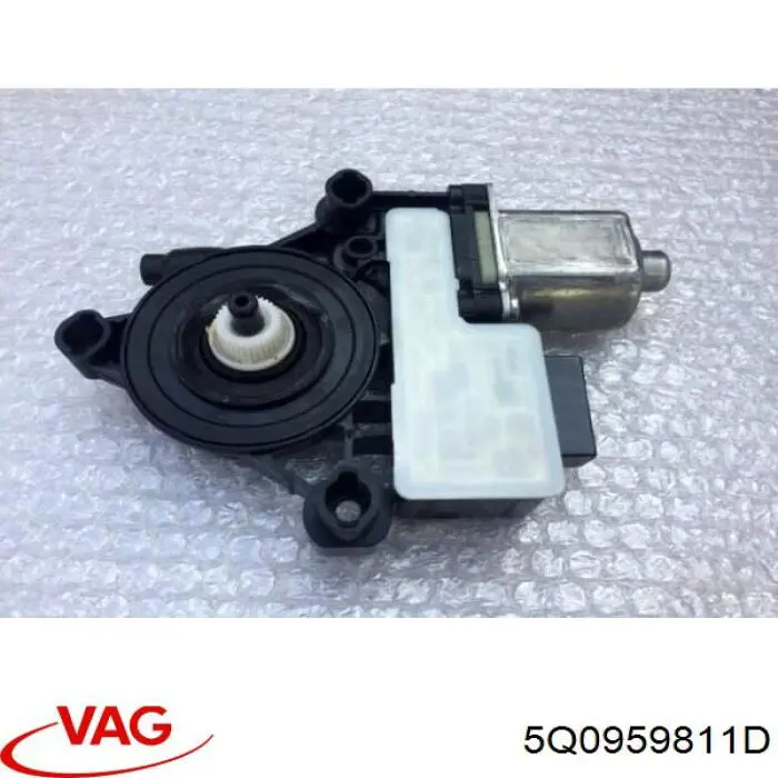 Купити 5Q0959811D VAG Мотор склопідйомника дверей задніх, лівих