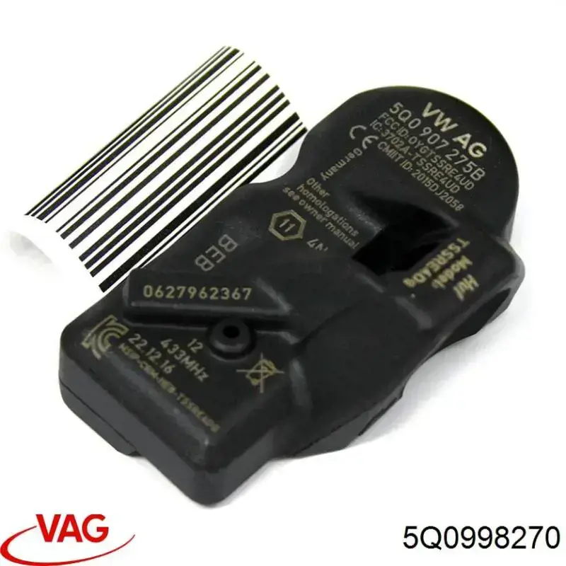 Манометр повітряний VAG 5Q0998270 ціна, від 194.34 USD