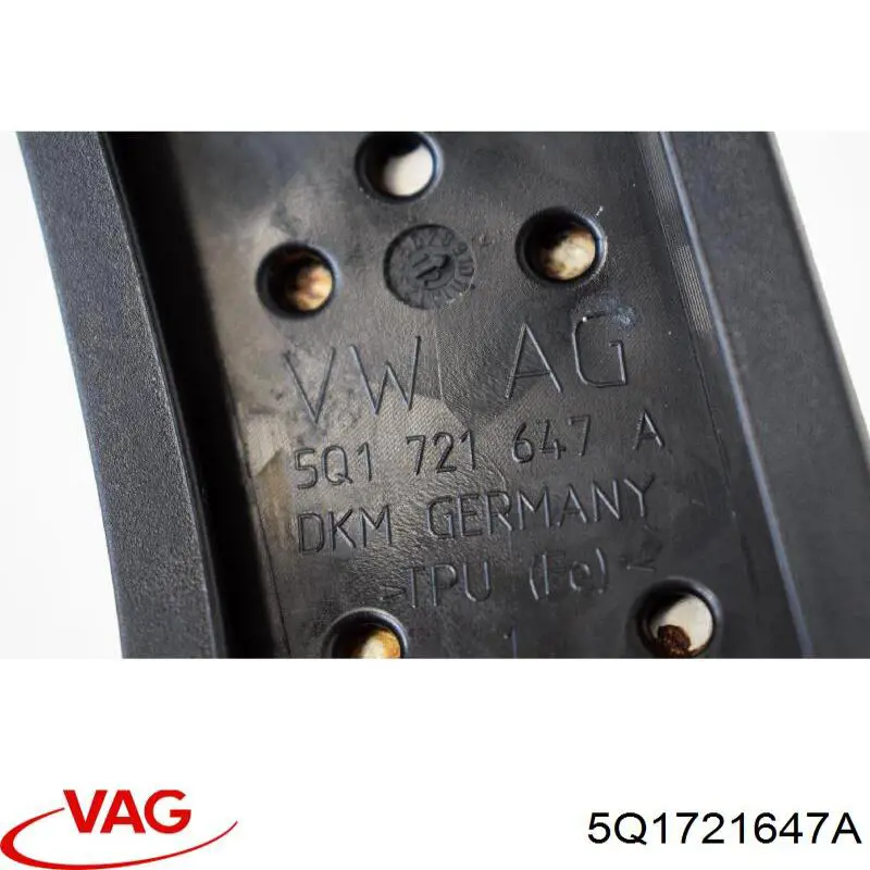 Накладка педалі газу (акселератора) VAG 5Q1721647A ціна, від 62.38 USD