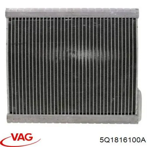5Q1816100A VAG радіатор кондиціонера салонний, випарник