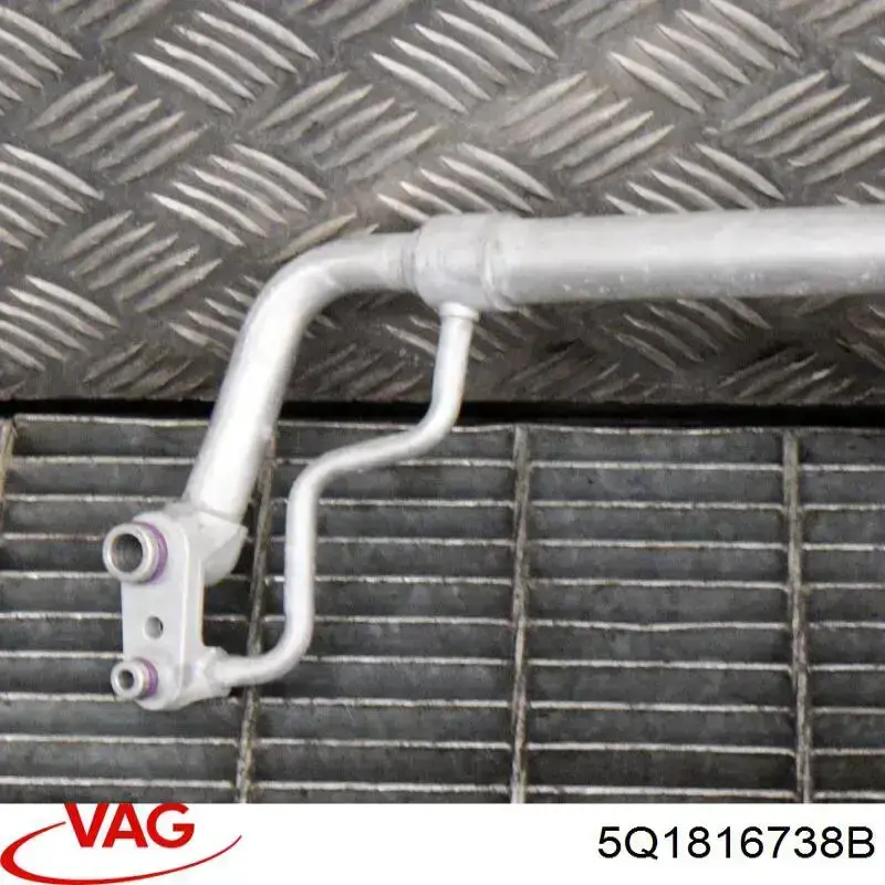 Купити 5Q1816738B VAG Шланг кондиціонера, від радіатора до випарника