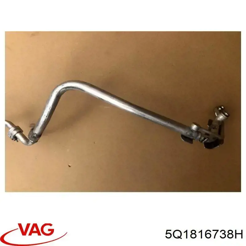 Шланг кондиціонера, від радіатора до випарника VAG 5Q1816738H ціна, від 25.14 USD