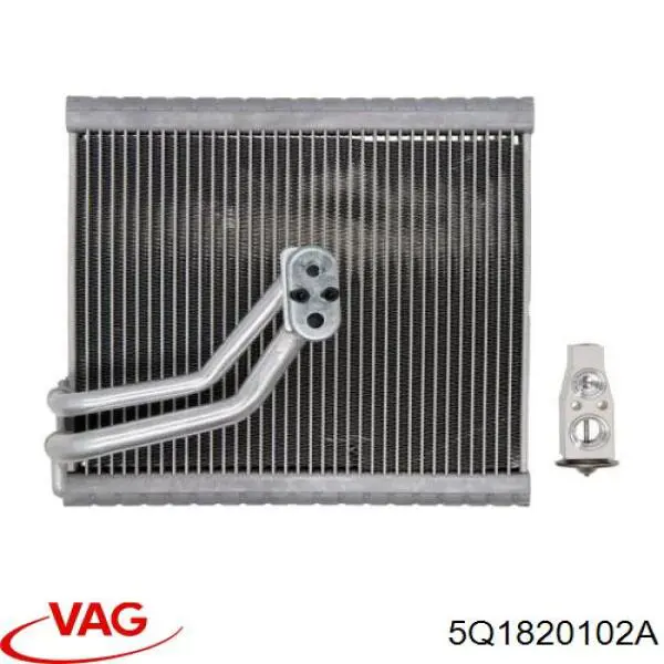 Випаровувач кондиціонера VAG 5Q1820102A ціна, від 57.02 USD