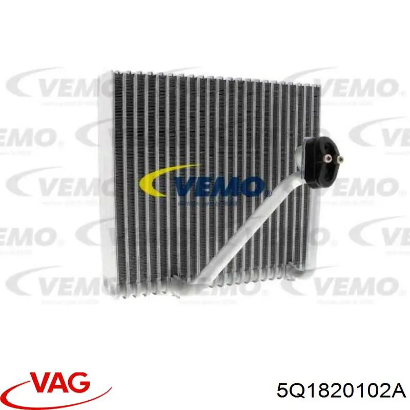 5Q1820102A VAG радіатор кондиціонера салонний, випарник