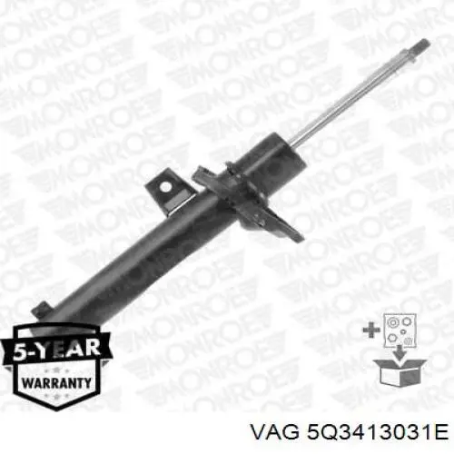 Стойка амортизатора передняя VAG 5Q3413031 ціна, від 50.68 USD