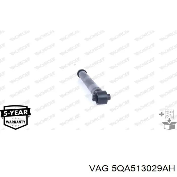 Купити 5QA513029AH VAG Стійка амортизатора задня