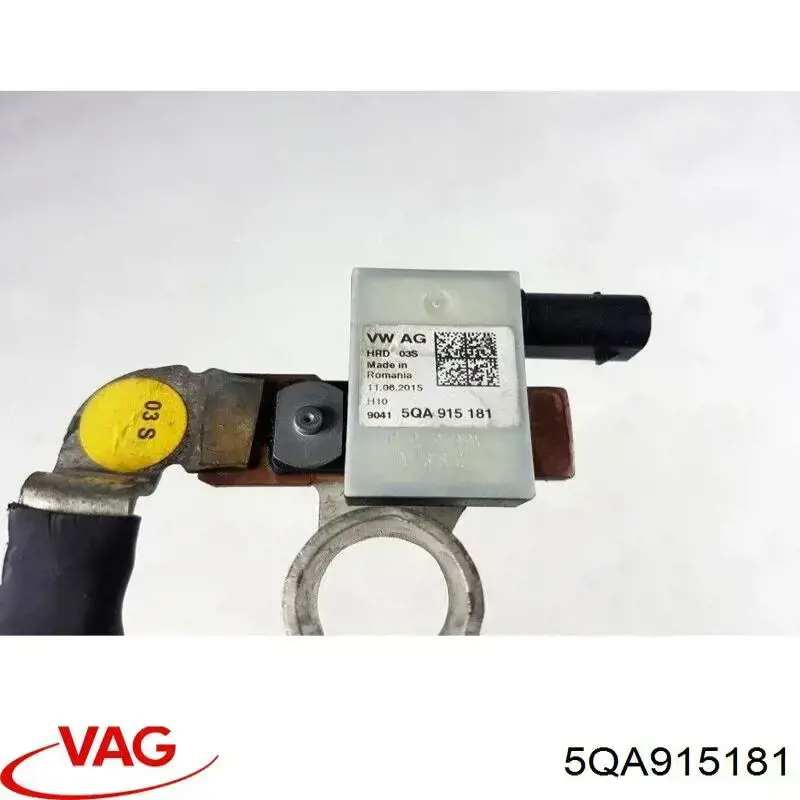 Кабель маси акумулятора (АКБ) VAG 5QA915181 ціна, від 6.41 USD