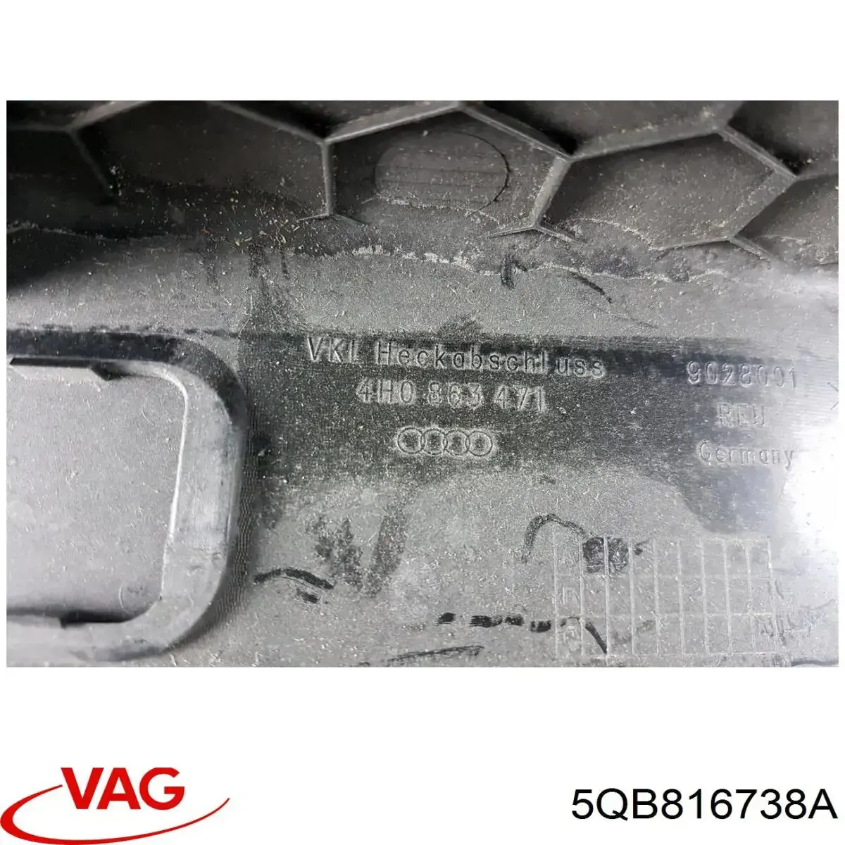 Купити 5QB816738A VAG Шланг кондиціонера, від радіатора до випарника