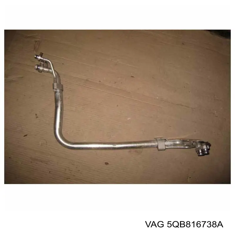 Шланг кондиціонера, від радіатора до випарника 5QB816738A VAG